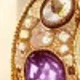Colorful Rhinestone Moon