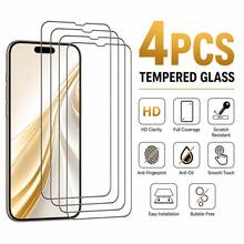 CASECOPS 4Pcs High Definition Tempered Glass Screen Protector, 9H Hardness, 1:1 High Definition Display, Scratch-Resistant, Anti-Fingerprint, Shatter-Proof, Durable, Compatible With IPhone 18 Pro/18 Pro Max/17/17 Air/17 Pro/17 Pro Max/17e/16/16 Pro/16 Pro Max/16 Plus/15/15 Pro/15 Pro Max/15 Plus/14/13/12/11/X/Xr Models, Suitable For Phone Cases And Accessories, The Top Choice For Gifts - 4Pcs - View 10