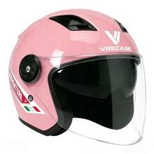 3/4 Dual-Lens Helmet, Reinforced For Impact And Pressure Resistance, Suitable For Motorcycle And Electric Vehicle Riding - B - View 8