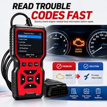 V519 Professional OBD2 Car Diagnostic Scanner Full Function Engine Fault Code Reader Real Time Data Stream I/M Readiness Test Tool - Red - View 4