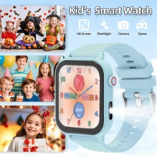The New 1.83-Inch Touchscreen Smartwatch For Kids Features Pedometer, Alarm Clock, And Calculator Functions, A 260mAh Battery, And Is A Multi-Functional Device That Makes It The Perfect Back-To-School Gift For Your Child. - View 3