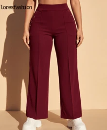 Women Pants - Red Violet - View 4