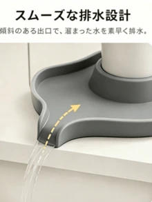 3件組可愛貓咪造型矽膠水龍頭滴水盤，通用廚房與浴室洗手台吸水墊。柔軟矽膠材質，防水防污，易於清潔，可重複使用。環繞水龍頭底座，收集冷凝水與飛濺水珠，傾斜排水設計，快速排水，清潔用品，浴室配件，旅行必需品，家居用品，居家必需品，浴室，家居與廚房，廚房裝飾，廚房配件，廚房用品，家居配件，廚房收納，露營必需品，節日必需品 - 彩色 - 查看 8