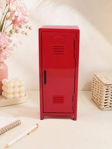 1PC Rectangular 3D Metal Money Box,Stylish Money Box For Multi-Layer Cash Storage,Metal Locker Coin Bank With Lock Desktop Storage For Coins Keys - Single Piece - View 12