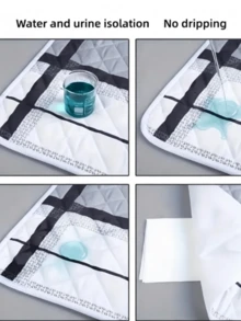 Reusable Leak-Proof Menstrual Pad, Waterproof Washable Mattress Protector, Bed Pad, Suitable For Women's Menstruation, Incontinence, Bedwetting, For Adults And Elderly - A - View 3