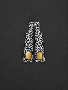 Car Seat Headrest Hooks, Hidden Dual Hooks, Faux Leather And Zinc Alloy Material, Heavy Duty ABS Hooks, Suitable For Car Back Seat Storage, Handbags, Shopping Bags And Wallets - Leopard Print - View 11