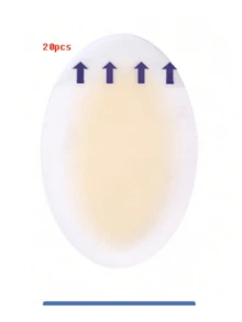 20PCS Heel Pads Anti-Friction Foot Protector: Suitable For Outdoor, Sports, Travel, Home, Office, School, Heel Pads, Shoe Inserts, Pain Relief And Foot Care Adhesive Plastic Pads - Transparent - View 11