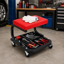 Automotive Mechanic Creeper, 3-In-1 Folding Creeper Seat Or Rolling Garage Stool, Heavy-Duty Padded Auto Repair Equipment With Swivel Casters, Multiple Options Available - A - View 11