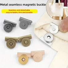 2/5/8/10/12/15Pairs Magnetic Alloy Snap Clasps, 4 Colors - Seamless Closure For Handbags And Garments - DY Craft Accessories - A - View 5