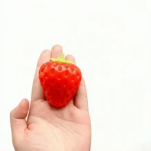 Handmade Crispy Mango Stress Ball Squeeze Toy, Color-Changing Mango Squishy Ball, ASMR Sensory Stress Relief Toy - 彩色 - 查看 13