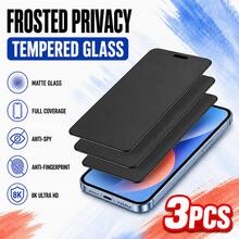 CASECOPS 3PCS Matte Privacy Screen Protector Pack. For IPhone 18 Pro Max/18 Pro/18/17 Pro Max/17 Pro/16 Pro/15 Pro/14/13/12/11/XR/X Series. 28° Anti-Spy Full Coverage, Anti-Glare 8K HD Clear, Etched Matte Anti-Fingerprint, Smooth Silk Touch For Gaming, Precise Lag-Free Control, 9H+ Shatterproof Scratch-Resistant Tempered Glass - 3PCS - View 39