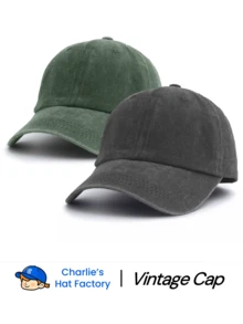 1pc Unisex Vintage Washed Baseball Solid Color Minimalist Design Soft Dad Suitable For DIY Customization And Daily Essentials, Aesthetic - Solid Color - View 20