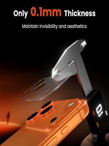4-In-1 2-Piece Full Coverage Anti-Peeping Tempered Glass Privacy Screen Protector, Compatible With IPhone 18 Pro Max/18 Pro/17 Pro/17 Pro Max, Full Coverage Anti-Peeping Glass Film, Birthday/Easter/Valentine's Day Gift For Boyfriend/Girlfriend, Includes 1pc High-Definition Camera Lens Protector Soft Film And 1pc High-Definition Phone Back Cover Soft Film - Black - View 10