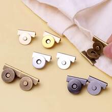 2/5/8/10/12/15Pairs Magnetic Alloy Snap Clasps, 4 Colors - Seamless Closure For Handbags And Garments - DY Craft Accessories - A - View 10