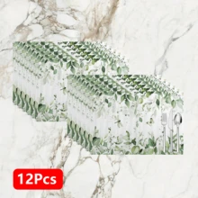 1pc/4pcs/6pcs, Botanical Pattern Printed Linen Placemats, Rectangular Table Mats, Washable, Easy To Clean, Plate Mats, Bowl Mats, Western Style Mats, Suitable For Kitchen, Dining Room, Home Gathering, Coffee Table And Daily Table Decoration - Multicolor - View 12