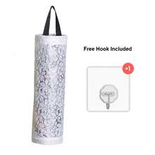 1pc Plastic Bag Storage Rack, Suitable For Kitchen, Behind Door Storage, Kitchen Organization, Kitchen Essentials, Kitchen Accessories, Bathroom Accessories, Home Kitchen Tools, Kitchen Decor - View 12
