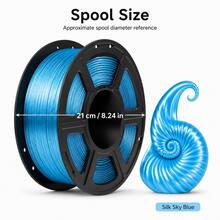 PLA Plus Upgraded Version PLA+ 1kg/2.2lbs Upgraded Silk PLA+ 3D Printer Filament 1.75mm, Glossy, Tougher And Stronger, Neatly Wound, Dimensional Accuracy +/-0.02mm, 1KG Spool (2.2lbs) Durable And Wear-Resistant DIY Tool Material Suitable For Bambu Lab And More For Christmas Decoration - View 14
