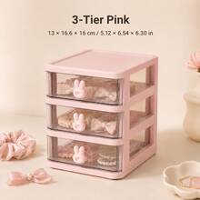 3/4/5 Layer Rabbit Storage Box, Hair Accessory Organizer, Hair Clip Storage Box, Jewelry Box, Cosmetic Organizer, Packaging Jar, Jewelry Storage Bag, Toiletry Bag - Suitable For Student Room, Bathroom And Bedroom; Perfect For Back To School, Autumn Decor, Bathroom Decor And Accessories, Home Essentials, Storage And Organization - Multicolor - View 13