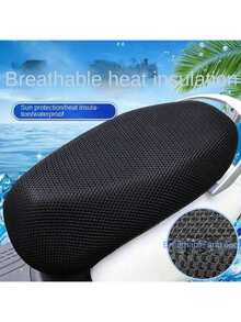 Motorcycle Sun Shade, Electric Bicycle Seat Cushion, Durable Sun Shade Pad, Outdoor Seat Cushion | Fashionable Vehicle Accessories, Heat-Insulating, Anti-Scalding, UV-Resistant Seat Cushion, Waterproof Flip Cover Seat Cushion - A - View 13