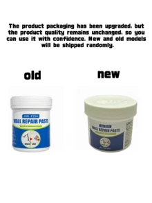100g Wall Repair Kit, Fast Drying Long-Lasting Protection, Suitable For Various Wall Crack Repair Paste (New And Old Styles Randomly Sent) - Solid State - View 7