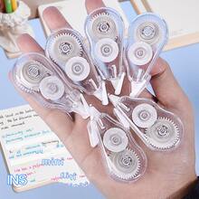 Transparent Mini Correction Tape - Cute Portable Student Size, Smooth And Easy To Correct, Suitable For Note-Taking, Exams And Correcting Errors Anytime, Anywhere - Compact Design, Fits In Pocket Or Pencil Case, Exam Stationery, Fun Stationery, Smooth Application, Learning Supplies, Back To School Essential - Sets - View 3