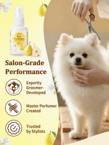GJYC PET Dog & Cat Cologne Spray, Pear & Freesia Scent – Long-Lasting Pet Perfume For Odor Control, Quick-Dry Grooming Spray For Fresh Coat Between Baths - Pear & Freesia - View 4
