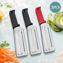 2pcs Stainless Steel Dual Blade Vegetable Slicer & Shredder - Multicolor - View 16