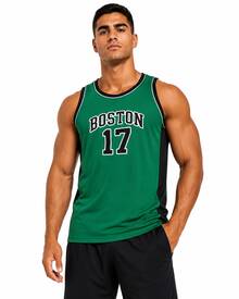 Men's Sports Tank Top For Gym, Sports, And Casual Wear - 波士頓綠17 - 查看 1