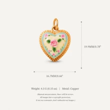 1pc New Pink Shell Pendant, Sweet And Cute Style, 14k Gold Plated Copper Pendant, Suitable For DIY Creative Necklace, Bracelet, Earrings, Bag Chain, Keychain, Waterproof And Sweat-Resistant, Suitable For Daily Casual Wear - Multicolor - View 20