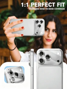 1 Piece Of Glossy Tempered Glass, Compatible With IPhone 17 Pro 17 17pro 16 16plus 16pro 16promax 15pro 14plius 13 12mimi 11promax, High Definition Transparent Full Coverage Lens Protective Film, Made Of Glass Material, Scratch Resistant, 9H Hardness, Lens Protector Compatible With IPhone 13, Lens Protector Compatible With IPhone 16 Pro, [International Version Non Local Version]. - Multicolor - View 3