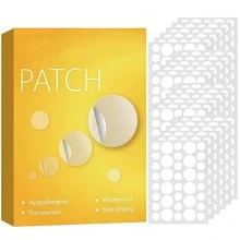 720pcs Transparent Circular Facial Decoration Stickers, Mixed Size Transparent Adhesive Dots Suitable For Makeup, Parties, Festivals, Photography, And Daily Styling, Lightweight Beauty Accessories, Smooth Edges - Multicolor - View 1