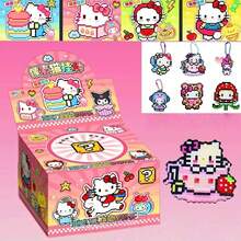 Gantungan Kunci Akrilik Sanrio Gaya Pixel Lucu Hello Kitty & Kuromi Blind Bag, Gantungan Tas Mini dari Bahan Akrilik, Desain Pola Kartun, Cocok untuk Dekorasi Tas DIY, Dekorasi Ransel, dan Aksesori Kunci. Kejutan Kecil yang Ideal, Hadiah Seru untuk Pesta Ulang Tahun, Hadiah Permainan Bingo, Pengisi Tas Bingo, dan Hadiah di Kelas, Sempurna untuk Hadiah, Koleksi, dan Menambah Nuansa Lucu dalam Kehidupan Sehari-hari (Berbagai Gaya Acak) - MultiWarna - View 2
