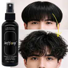 Jeffany Sea Salt Spray For Hair Adds Instant Volume, Texture, Light Hold, Sea Salt Spray For Hair Styling Dry Texture Spray For Hair, Hair Texturizer Wavy Volumizing Spray, Hair Texture Spray, Curl Spray, Beach Waves Spray For Men - Travel Size - View 1