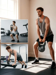 Kettlebells With Multiple Specifications, Available In 4/6/8/12kg, Non-Slip Handles, One-Piece Molded For Stability, Sizes Suitable For Home Workouts, Full-Body Shaping, Wear-Resistant And Resistant To Bumps And Scratches - Multiple Specifications - View 3