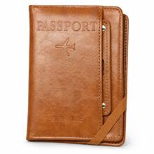 Premium PU Leather Travel Wallet, Unisex, With RFID Blocking Function, Can Store Passport, Cards And Documents, Suitable For Flights, Cruises, Vacations And Business Trips - Multicolor - View 15