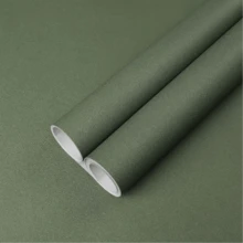 深綠色粗紋理自黏壁紙 防水可移除乙烯基接觸紙 適用於客廳、臥室、廚房櫥櫃與層架內襯 - 暗夜綠 - 查看 9