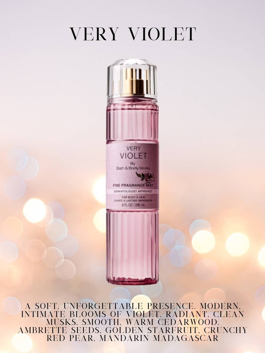 Bath & Body Works Bath And Body Works BBW Fine Fragrance Body Mist - 非常紫羅蘭 - 查看 1