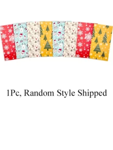 Christmas Snowflake & Reindeer Gift Bags With Stickers, Holiday New Year Paper Gift Bags For Parties, Holiday Celebrations And Decorations, Reindeer Christmas Decor, Portable For Outdoor Use, Holiday Gift For Friends - View 12
