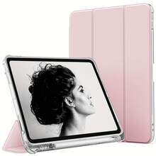 Protective Case For Matepad SE 11-Inch Tablet, Matepad Protective Case, Smart Sleep/Wake, Full Coverage Anti-Drop Anti-Shock, Matte TPU Tablet Case With Pen Slot, Matte Finish, A16 Protective Case, Compatible With IPad 10th/11th Generation Tablet Protective Case, Compatible With Honor Pad X8a Tablet Protective Case, MatePad SE 11-Inch, Pad2/Pad SE 11-Inch Tablet Protective Case - Baby Pink - View 2