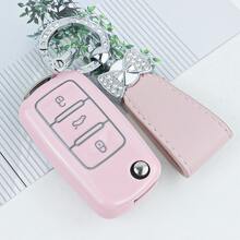 Car Key Fod Cover Shell Case For For VW For Magotan For Golf 4 3 5 6 For MK6 For Passat For Touran For Bora For Tiguan For Jetta For Lavida For S K O D A For Octavia Key Bag Car Key Remote Case - KY31 - View 18