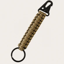 XIANG YU 1 件 Paracord 钥匙扣登山扣，编织钥匙扣架，适用于户外露营钓鱼背包，适合男女汽车配件包饰背包，适合学校可爱哥特 Y2k - 彩色 - 查看 15