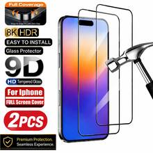 2PCS 2.5D Curved Full Coverage Tempered Glass Screen Protector For IPhone 18 Pro Max/18 Fold/17 Pro Max/17 Pro/17 Air/17/16 Pro Max/16 Pro/16 Plus/16/15/15 Plus/15 Pro/15 Pro Max/14/14 Plus/14 Pro/14 Pro Max/13/12/11/X/XS Max/8/7 Series, 9H HD Clear Glass, Smooth Touch, Scratch Resistant, Case Friendly - Black - View 16