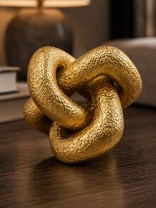 1pc Abstract Knot Sculpture, Modern Geometric Decorative Ornament, Nordic Minimalist Desktop Figurine, Suitable For Living Room, Bookshelf, Coffee Table, Office Desk, Entryway Decor, Housewarming Gift - New Knot Ornament - View 7