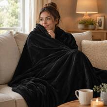 Blankets & Throws - Black - View 4