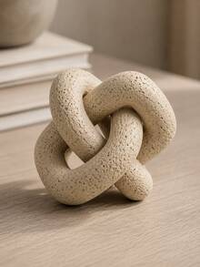 1pc Abstract Knot Sculpture, Modern Geometric Decorative Ornament, Nordic Minimalist Desktop Figurine, Suitable For Living Room, Bookshelf, Coffee Table, Office Desk, Entryway Decor, Housewarming Gift - New Knot Ornament - View 8