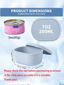 Reusable Cat Food Storage Container, Reusable Airtight Cat Food Canister, Pet Food Can, Silicone Seal Lid, Leak-Proof Design, Suitable For Wet Cat Food, Keeps Food Fresh, Locks In Freshness And Prevents Spillage - Multicolor - View 3