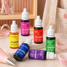 Liquid Decorating Pigment Collection, Vibrant Multi-Tone Color Kit For Baking Decoration Sets, Dessert Decor Projects, Party Styling, Surface Ornament & DIY Handcraft Art Supplies - Multicolor - View 11