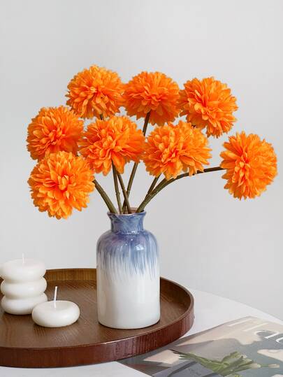 1/5/10PCS Bunga Krisan Bola Beludru Buatan, 29cm Bunga Buatan, Cocok Untuk Dinding, Ruang Tamu, Kamar Tidur, Pernikahan, Dekorasi Pesta, Pengisi Meja. Dekorasi Rumah, Meja, Dapur, Pernikahan, Meja Makan, Ornamen, Kantor, Taman, Luar Ruangan, Rumah, Dekorasi Halaman, Dekorasi Musim Semi, Musim Panas, Musim Gugur, Musim Dingin