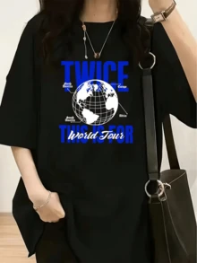 Women T-Shirts - 黑色 - 查看 1