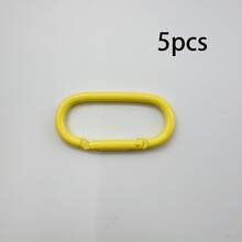 5/10/20pcs Gantungan Kunci Bulat Aneka Warna - Klip Pegas Tahan Lama Cocok untuk Kunci, Tas, Botol Minum, dan Ransel - Carabiner landasan pacu - View 9